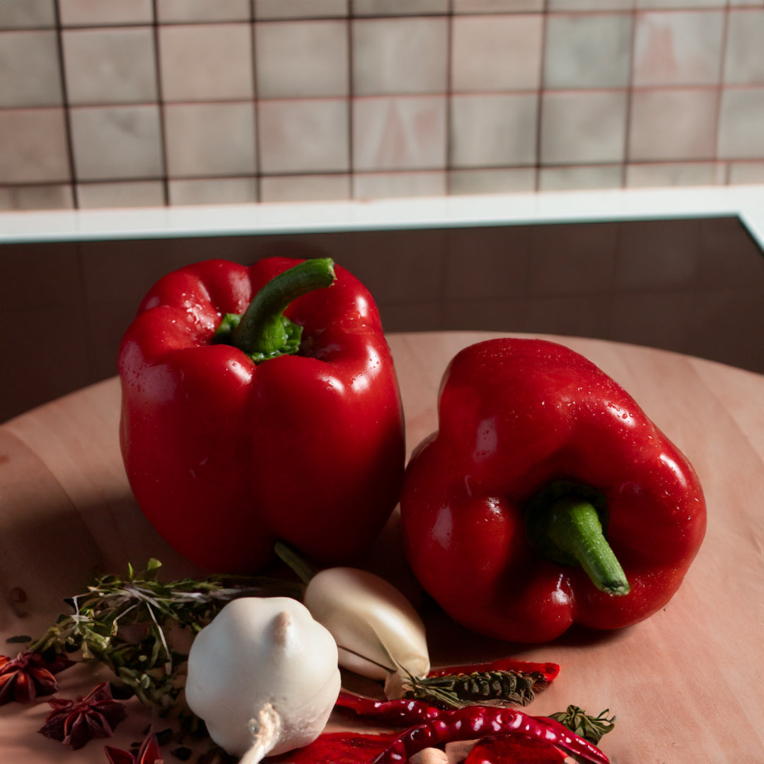 Radiant Red Bell Pepper (450-500 grams)